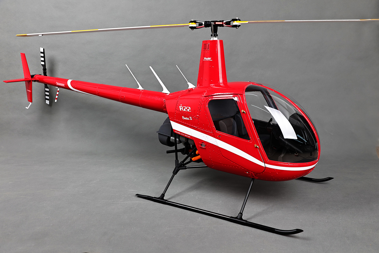 ROBINSON R22 1/4.5 Scale Helicopter KIT（RED)C(图4)