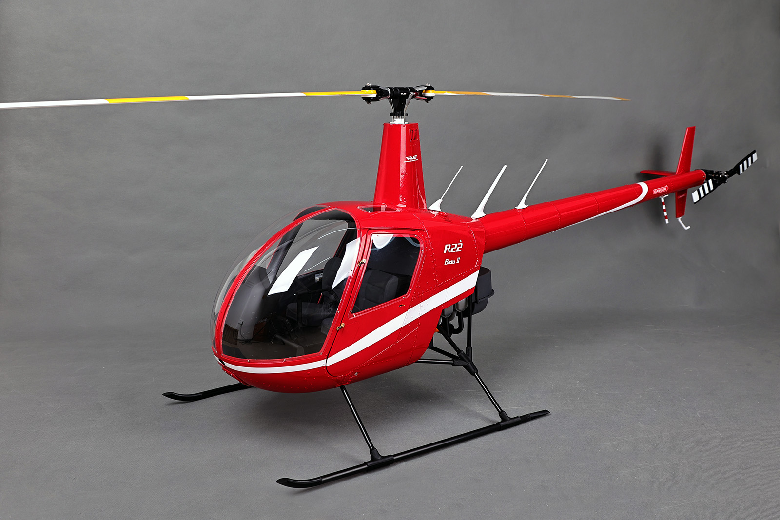ROBINSON R22 1/4.5 Scale Helicopter KIT（RED)C(图5)